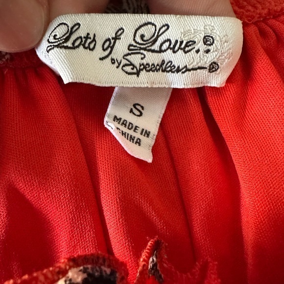 Lots of Love by Speechless small romper dress‎ - Picture 6 of 8